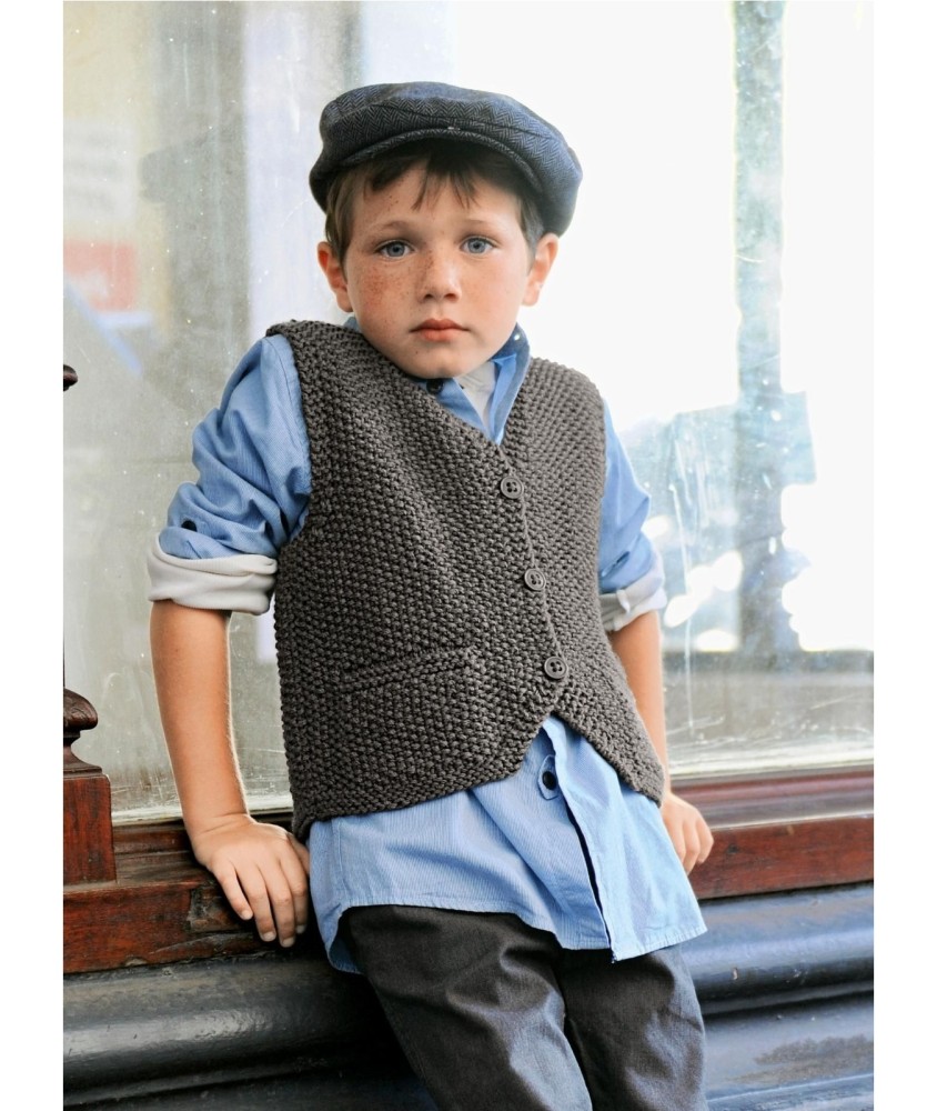 Patron tricot gratuit Gilet sans manches Mars