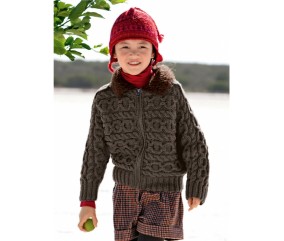 Patron tricot Blouson zippé Mala - Bergère de France