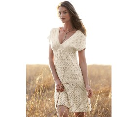 Patron tricot gratuit Robe ajourée Cornélia