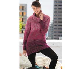 Patron tricot Tunique Loise - Bergère de France