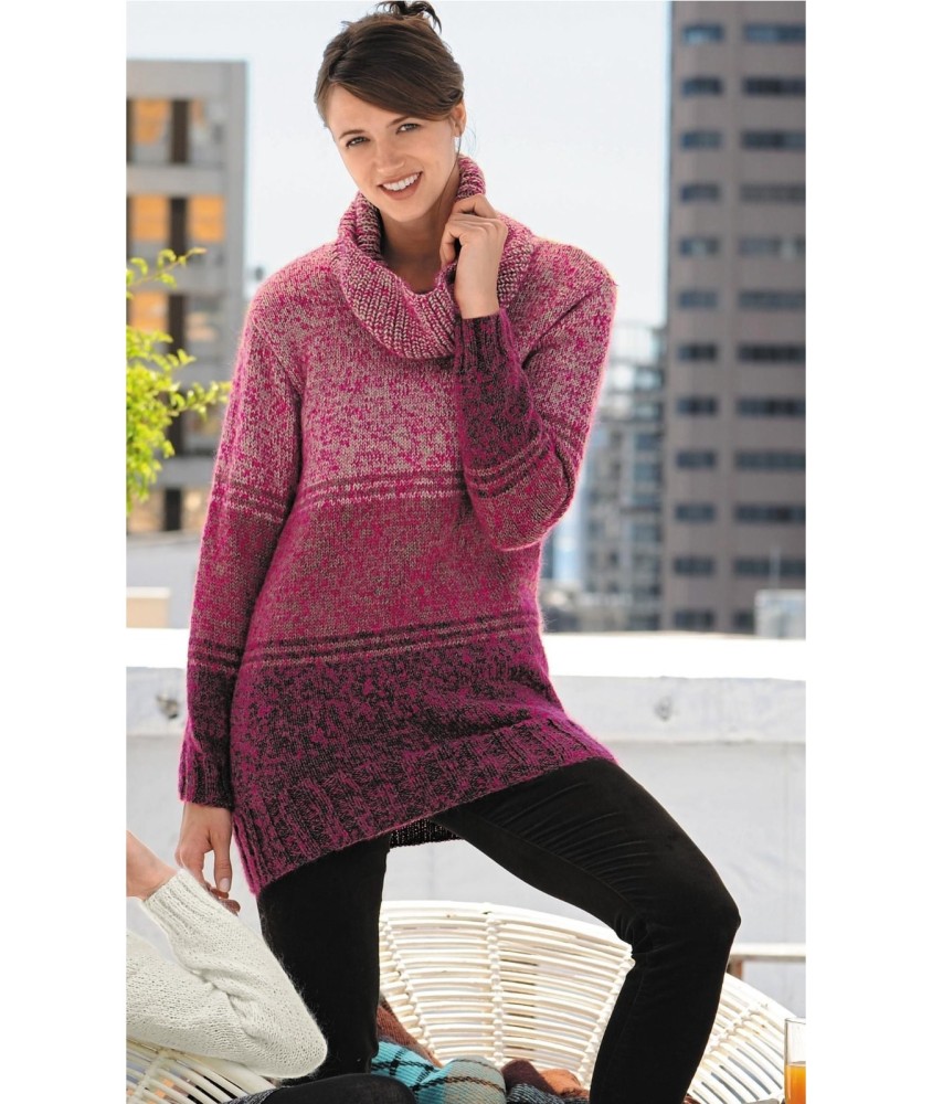 Patron tricot Tunique Loise - Bergère de France