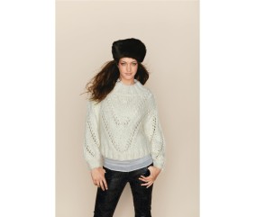 Patron tricot Pull court Elsa - Bergère de France