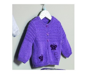 Patron tricot Cardigan Iola - Bergère de France