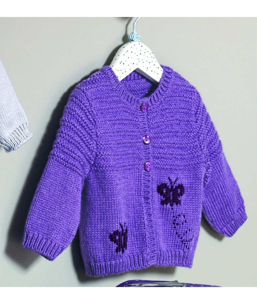 Patron tricot Cardigan Iola - Bergère de France