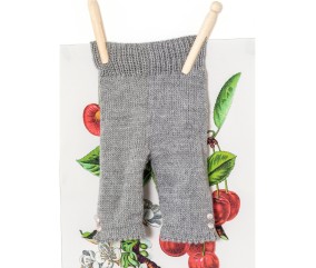 Patron tricot gratuit Pantalon bas fantaisie Carine