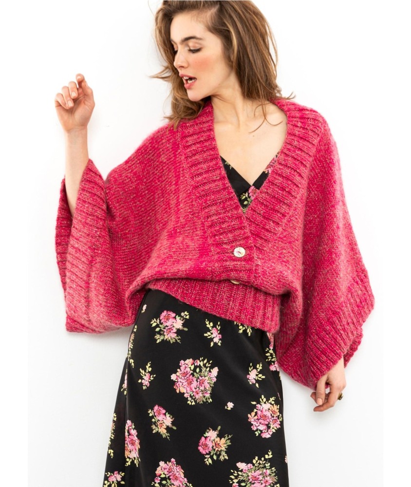 Patron tricot Pull kimono Jade - Bergère de France