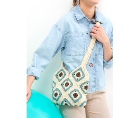 Patron crochet gratuit Besace au crochet Capucine