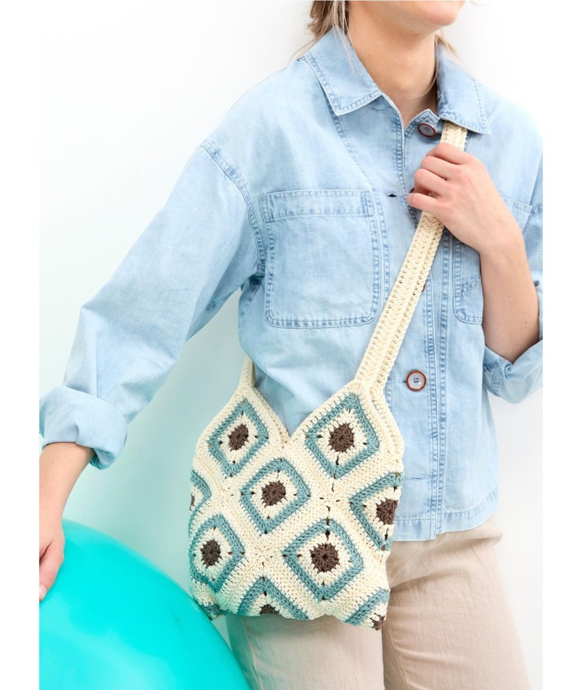Patron crochet gratuit Besace au crochet Capucine