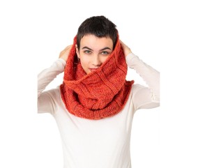 Patron tricot Snood fantaisie Léa - Bergère de France