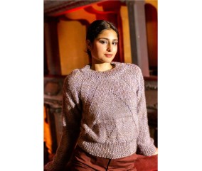 Patron tricot gratuit Pull femme col rond Juliette