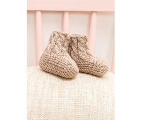 Patron gratuit Chaussons bottes irlandais bébé Ilana