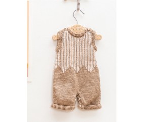 Patron gratuit Combishort bébé sans manches rayé Ignace