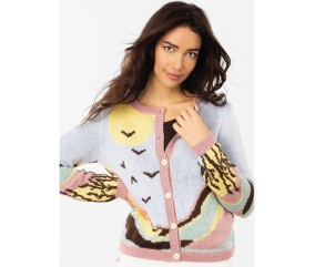 Patron tricot gratuit Gilet femme fin jacquard Clélie