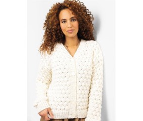 Patron tricot Gilet V femme Maléna - Bergère de France