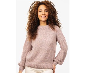 Patron tricot gratuit Pull "loose" Femme Laureen