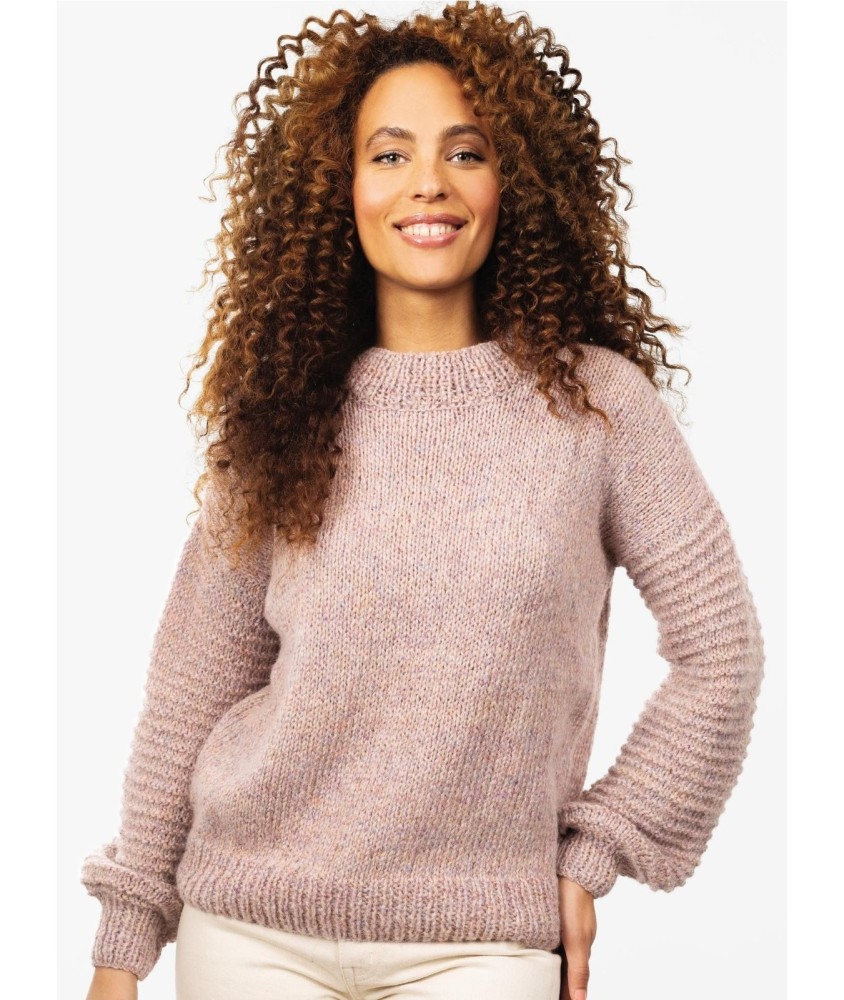 Patron tricot gratuit Pull "loose" Femme Laureen