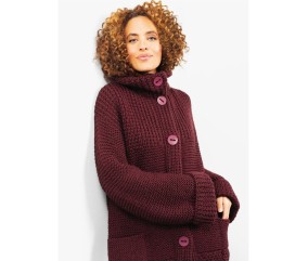 Patron tricot gratuit Grosse veste femme Danaé