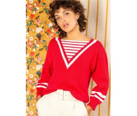 Patron tricot gratuit Marinière femme coton Charlotte