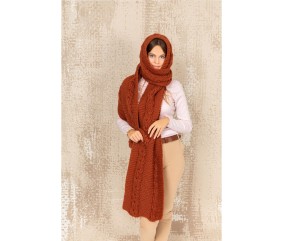 Patron tricot Capuche-écharpe - Bergère de France