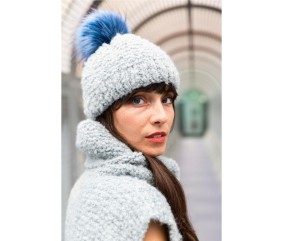 Patron tricot Bonnet pompon - Bergère de France