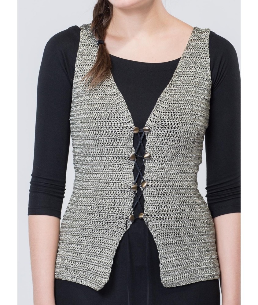 Patron crochet gratuit Gilet sans Manches au Crochet