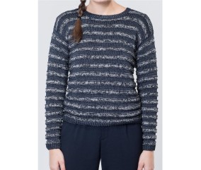 Patron tricot Pull ligné - Bergère de France