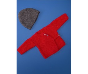 Patron tricot gratuit Cache-Coeur et Bonnet