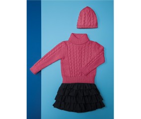 Patron tricot Pull et Bonnet - Bergère de France