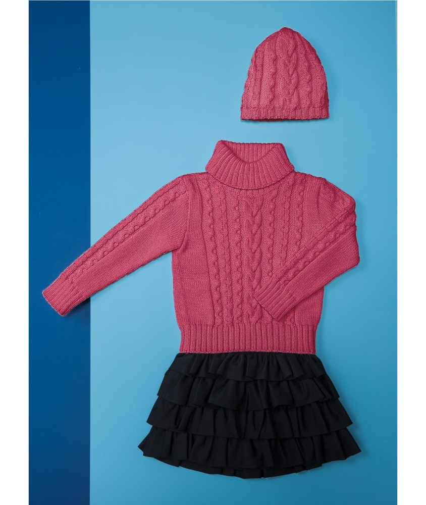 Patron tricot Pull et Bonnet - Bergère de France