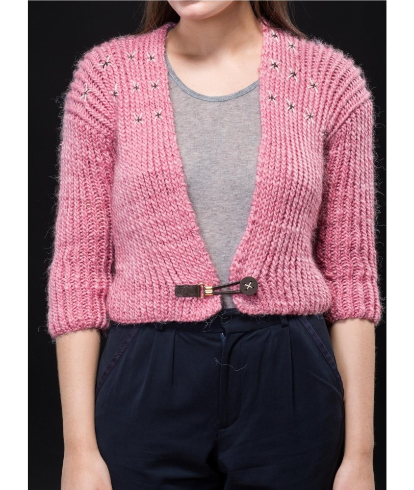 Patron tricot Gilet Court - Bergère de France