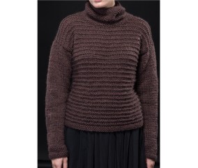 Patron tricot Pull Col Montant - Bergère de France
