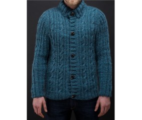 Patron tricot Veste à Torsades - Bergère de France