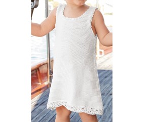 Patron tricot Robe bébé - Bergère de France
