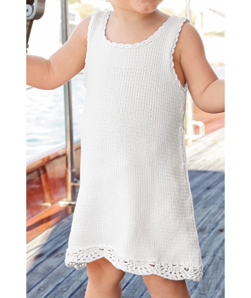Patron tricot Robe bébé - Bergère de France