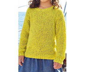 Patron tricot Pull ajouré - Bergère de France