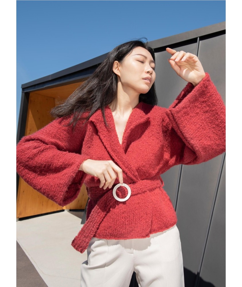 Patron tricot Veste kimono - Bergère de France