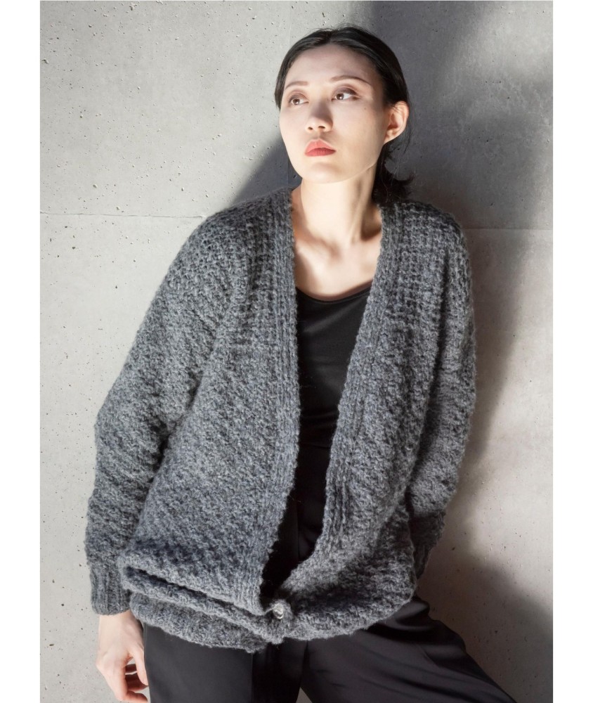 Patron tricot Gilet long col V - Bergère de France