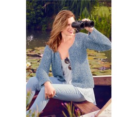 Patron tricot gratuit Gilet manches longues