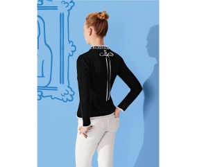 Patron tricot Pull col brodé - Bergère de France
