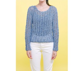 Patron tricot Pull Ajouré - Bergère de France