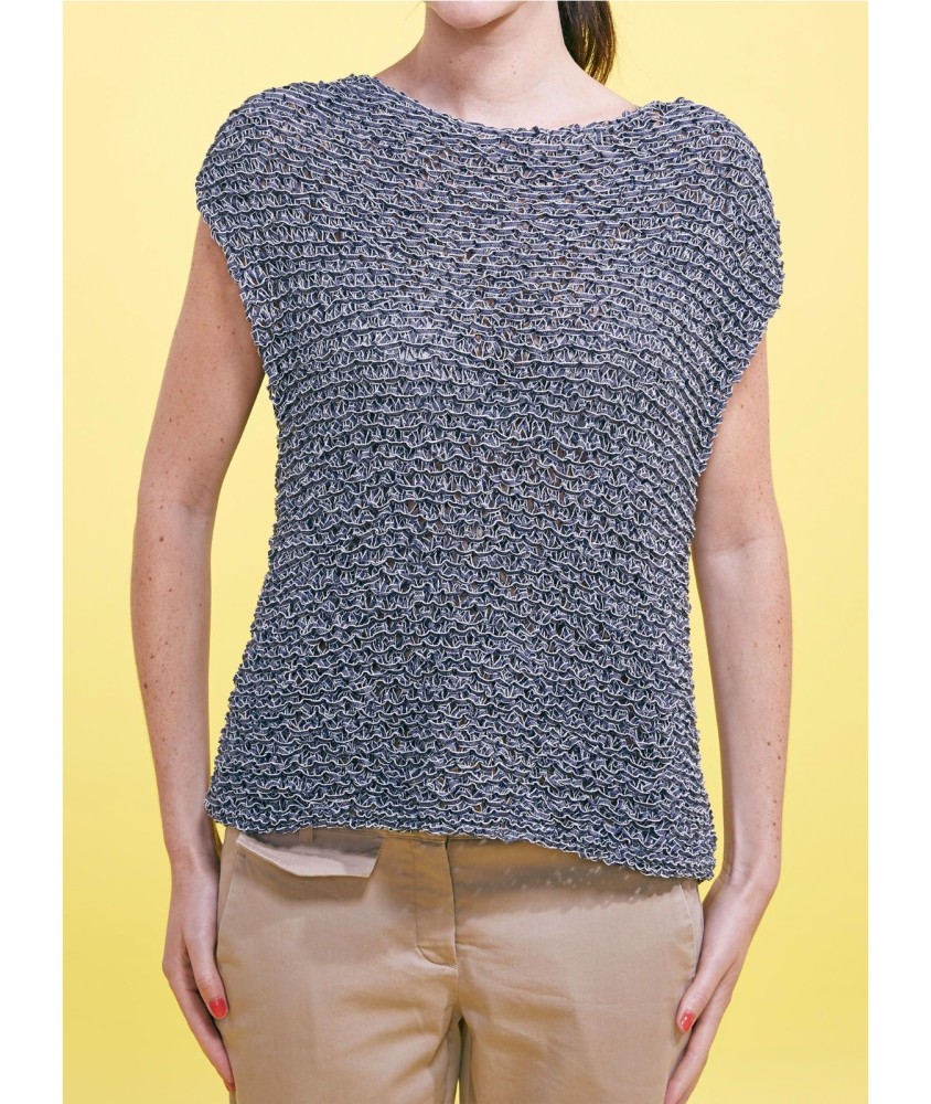 Patron tricot Pull Sans Manches - Bergère de France