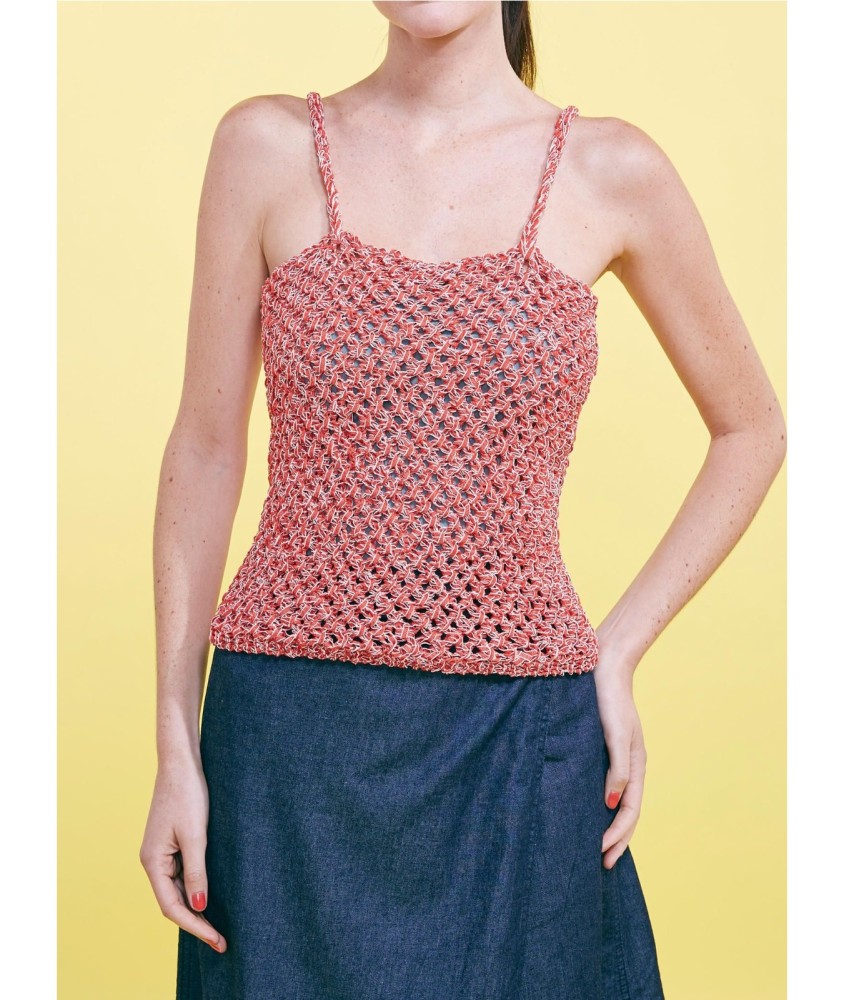 Patron tricot Top Bretelles Fines - Bergère de France