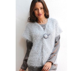 Patron tricot gratuit Gilet adulte sans manches