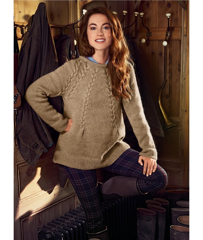 Patron tricot Pull évasé - Bergère de France