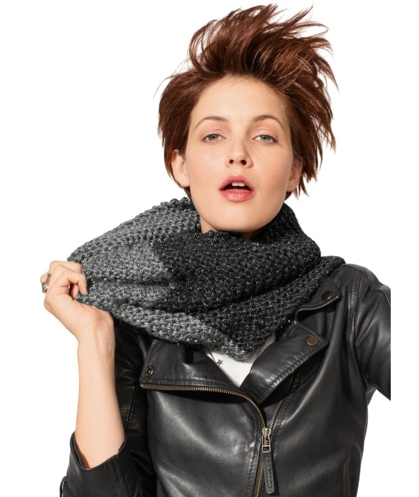 Patron tricot Snood bicolore - Bergère de France