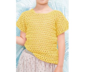 Patron crochet gratuit Pull ajouré au crochet