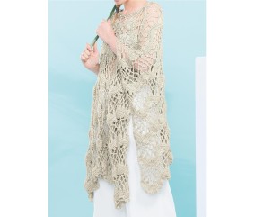 Patron crochet Poncho au crochet - Bergère de France