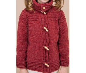 Patron crochet gratuit Gilet col montant enfant