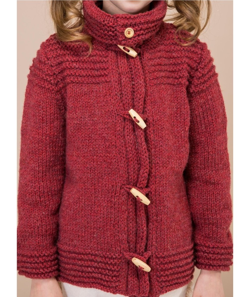 Patron crochet gratuit Gilet col montant enfant
