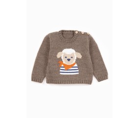 Patron tricot Pull jacquard mouton - Bergère de France